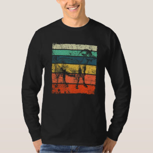 Retro Vintage Ziege Herren Damen Weihnachten T-Shirt