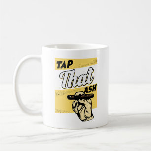 RETRO VINTAGE ZIGARRE ASCHE ABKLPFEN LUSTIGES ZITA KAFFEETASSE