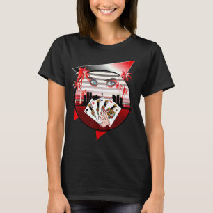 Retro Vintagen Pokerkarten der 90er Jahre - Damen T-Shirt