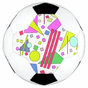 Retro Vintager 80er und 90er-Jahre-Stil Fußball