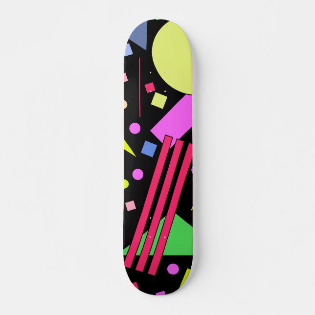 Retro Vintager 80er und 90er-Jahre-Stil Skateboard (Vorne)