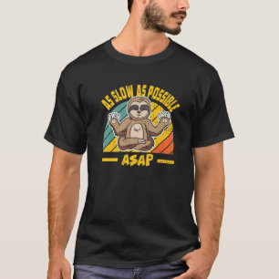 Retro-Vintager ASAP-Steckplatz so langsam wie mögl T-Shirt