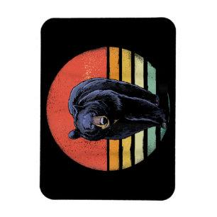 Retro Vintager Bär Magnet