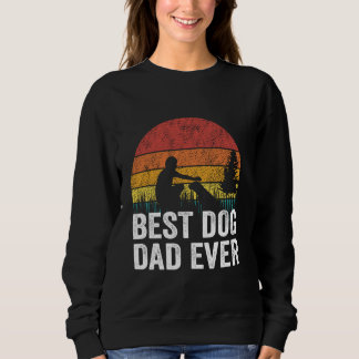 Retro Vintager Best Dog Vater Ever lustiger Pet Lo Sweatshirt