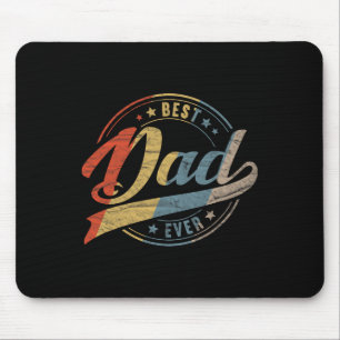 Retro Vintager bester Vater je Vater Vater Vater V Mousepad