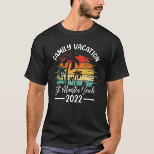 Retro Vintager Familienurlaub 2022 St Maarten Bea T-Shirt