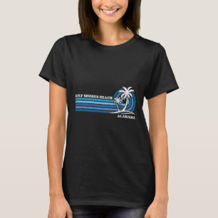 Retro Vintager Familienurlaub Alabama Golfküste T-Shirt