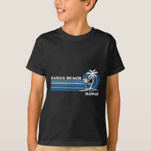 Retro Vintager Familienurlaub Hawaii Kailua Beach T-Shirt