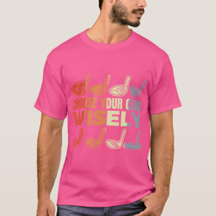 Retro Vintager Golf Club Design für Golfer T-Shirt