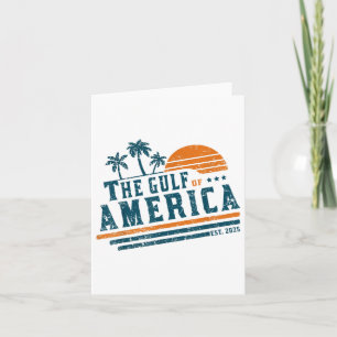 Retro Vintager Golf of US America 2025 American Fl Karte