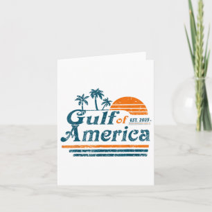 Retro Vintager Golf of US America 2025 American Fl Karte