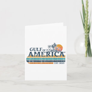 Retro Vintager Golf of US America 2025 American Fl Karte