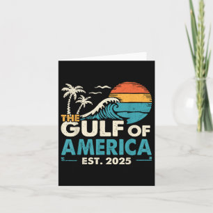 Retro Vintager Golf of US America 2025 American Fl Karte