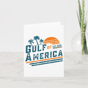 Retro Vintager Golf of US America 2025 American Fl Karte