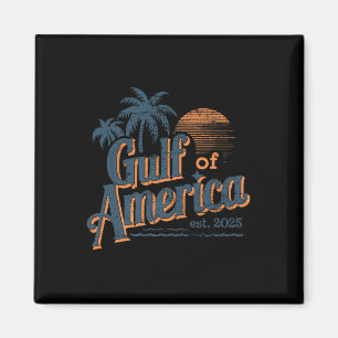 Retro Vintager Golf of US America 2025 American Fl Magnet