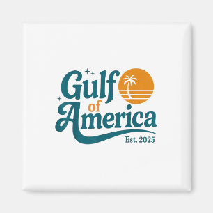 Retro Vintager Golf of US America 2025 American Fl Magnet