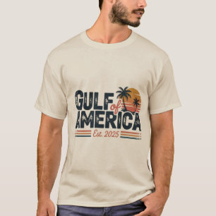 Retro Vintager Golf von Amerika & Golf von Mexiko T-Shirt