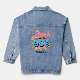 Retro-Vintager Junggeselinnen-Abschied bis 90 Jeansjacke