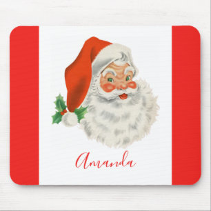 Retro Vintager Santa Claus Mousepad