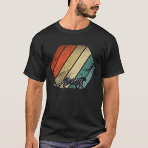 Retro-Vintager Schneeleopard und süße Tier 3 T-Shirt