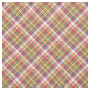 Retro Vintager Sommer Karierten Tartan Squares Mus Stoff