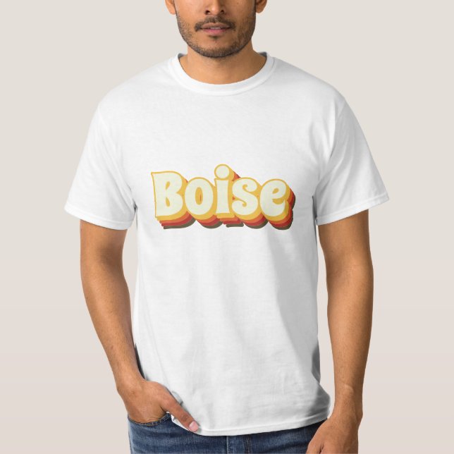 Retro-Vintager Text abbrechen T-Shirt (Vorderseite)