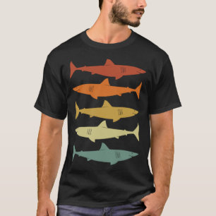 Retro Vintager Walhaie Wassertier T-Shirt