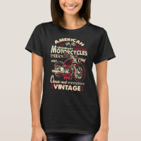 Retro Vintages amerikanisches Motorrad indisch für
