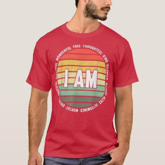 Retro Vintages Bewusstsein für psychische Gesundhe T-Shirt