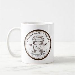 Retro Vintages Café-Diner-Logo Kaffeetasse