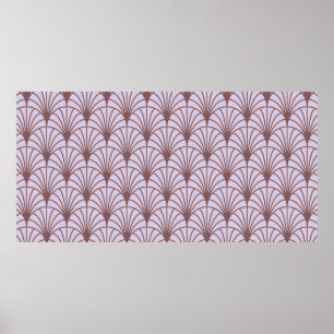 Retro-Vintages chinesisches traditionelles Muster Poster