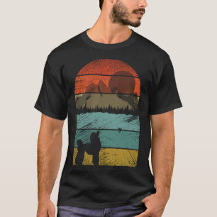 Retro Vintages Doodle Hunde und süße Tier 5 T-Shirt