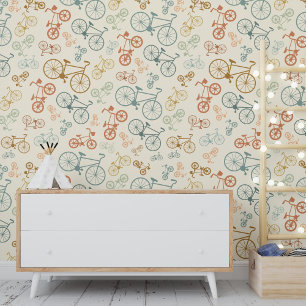Retro Vintages Fahrrad Textur Hipster Hintergrund Tapete