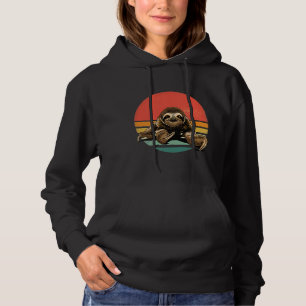 Retro Vintages Faultier Cooles Faultier perfekt fü Hoodie