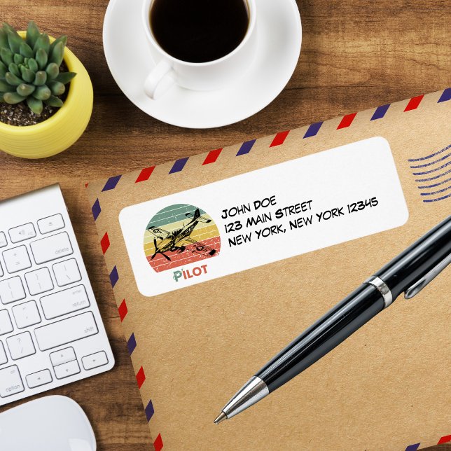 Retro-Vintages Flugzeug und Sonnenuntergang, Perso (Von Creator hochgeladen)