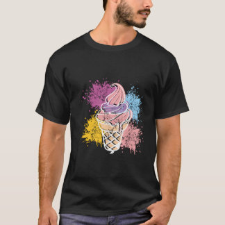 Retro Vintages Funny Ice Creme Geschenk für Ice Cr T-Shirt