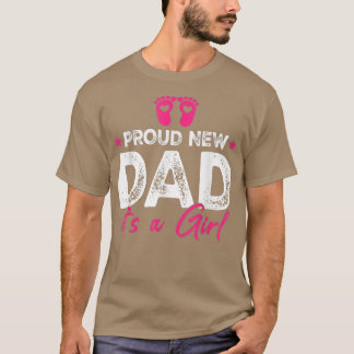 Retro Vintages Geschlecht offenbart, dass New Dad  T-Shirt