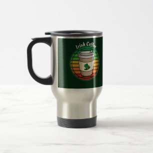 Retro Vintages Irish Coffee Hot Drink zu gehen Reisebecher
