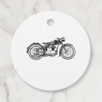 Retro Vintages Motorrad _ I Liebe Mein Motorrad Geschenkanhänger