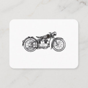 Retro Vintages Motorrad _ I Liebe Mein Motorrad Visitenkarte