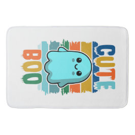 Retro Vintages Niedliches Halloween-Ghost Badematte