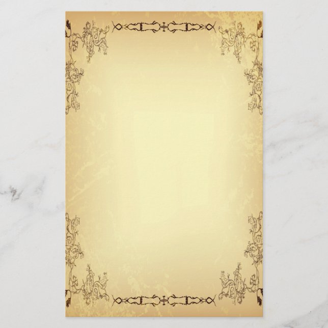 Retro-Vintages Papier (Vorderseite)