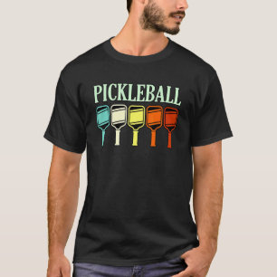 Retro Vintages Pickleball Paddle Sports Player Coa T-Shirt
