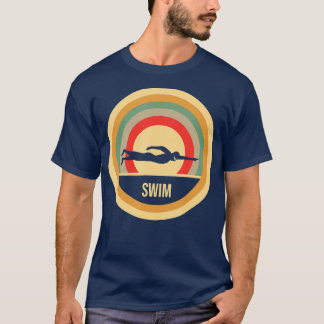Retro-Vintages Schwimmgeschenk für Schwimmer 1 T-Shirt
