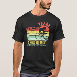 Retro Vintages Sloth Cycling Team Lazy Sloth auf e T-Shirt