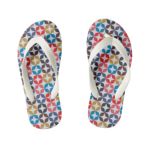 Retro Vintages Sternmuster Kinderbadesandalen