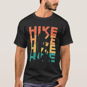 Retro Vintages Wandergeschenk für Wanderer Bergste T-Shirt