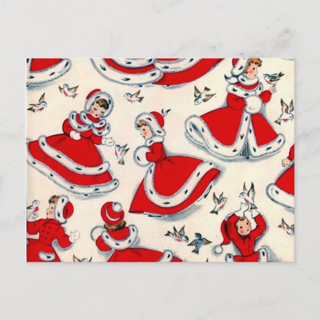 Retro Vintages Weihnachten (Vorderseite)