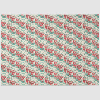 Retro Vintages Weihnachts-Tissue Seidenpapier