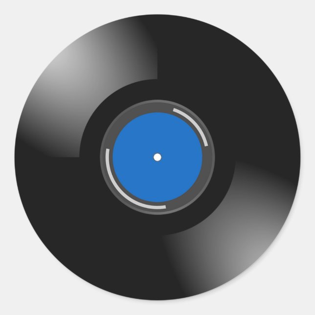 Retro Vinyl Album Record Stickers (Vorderseite)